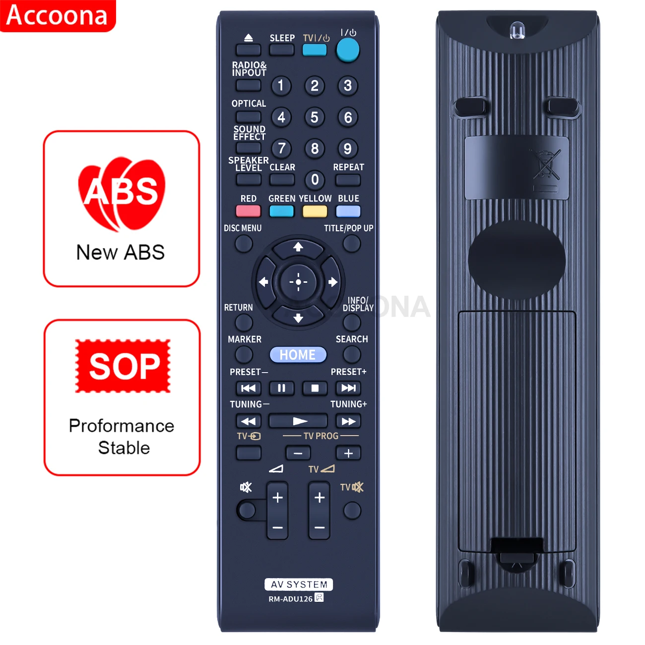 Telecomando Per Sony Rm-Adu126, Sony Bdv-B1 Per Home Theater, Soundbar Sony Hbd-B1