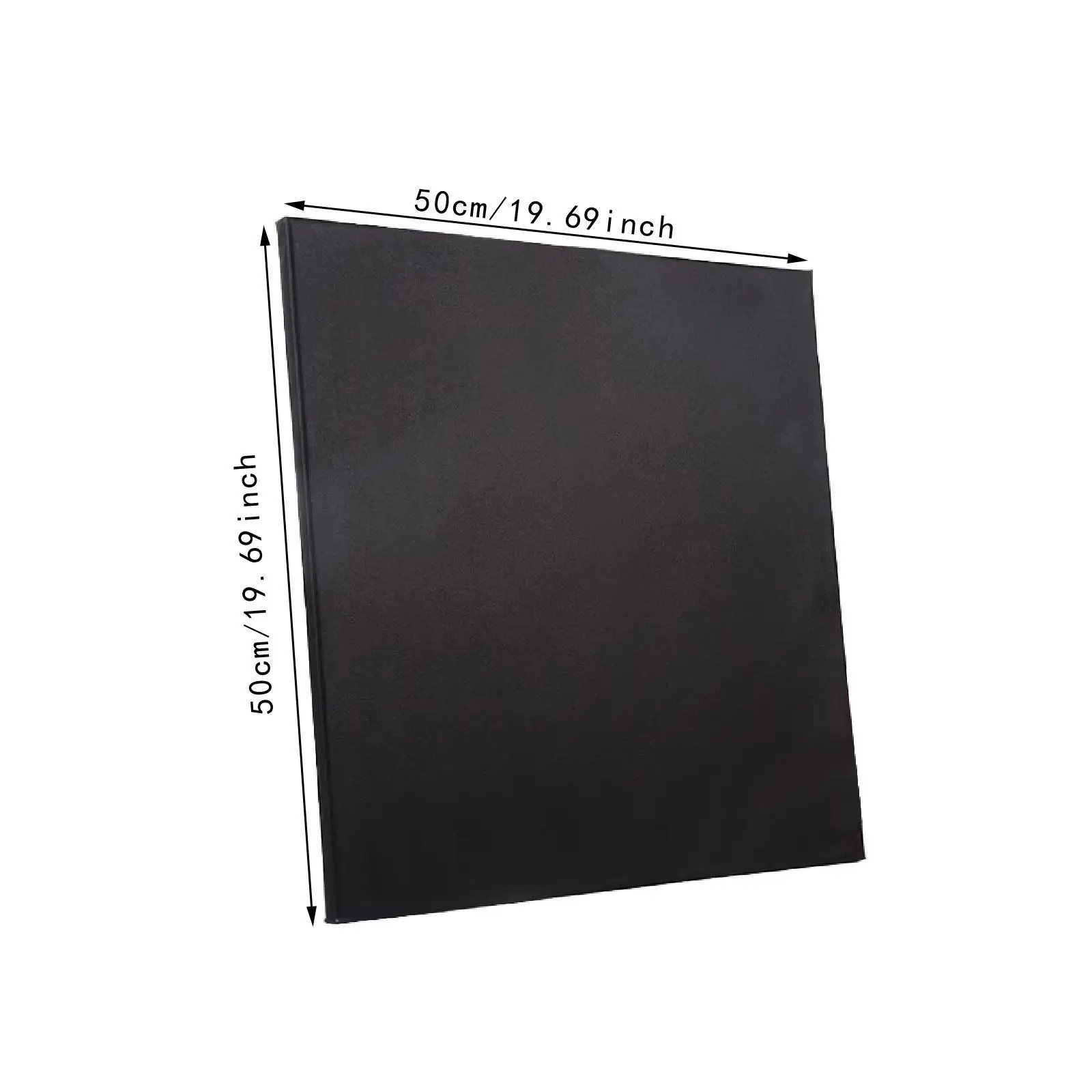 2x Stretched Black Canvas Art Supplies Art Boards Artist Canvas Black for Oil Painting Tempera Crafting Watercolor Paints