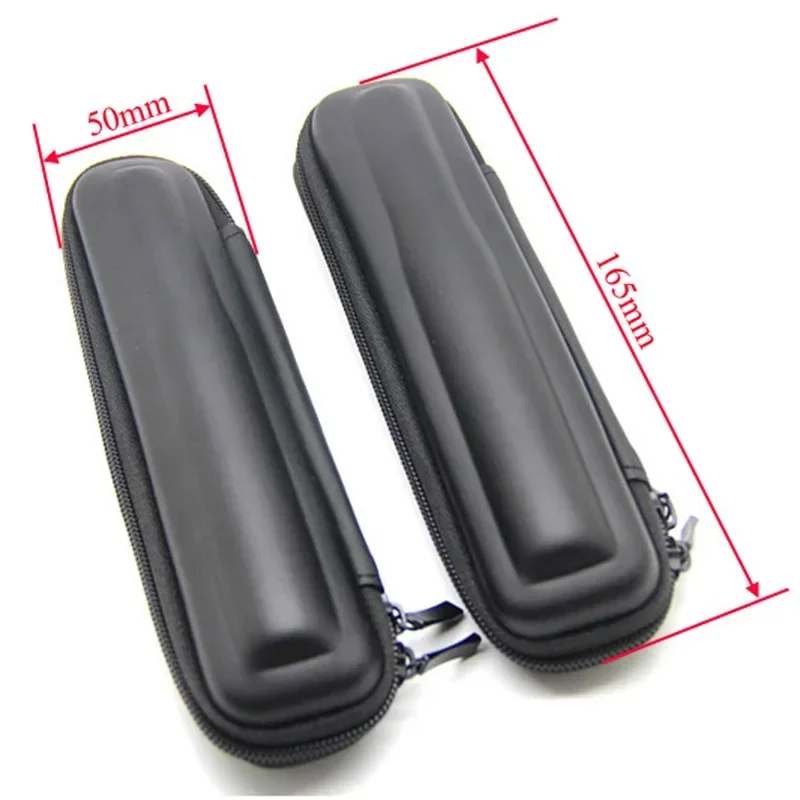 Black Mini Slim Case Small Leather Zipper Carry Bag Zipper Case Case for EVOD EGO 18650 Mod PEN 5