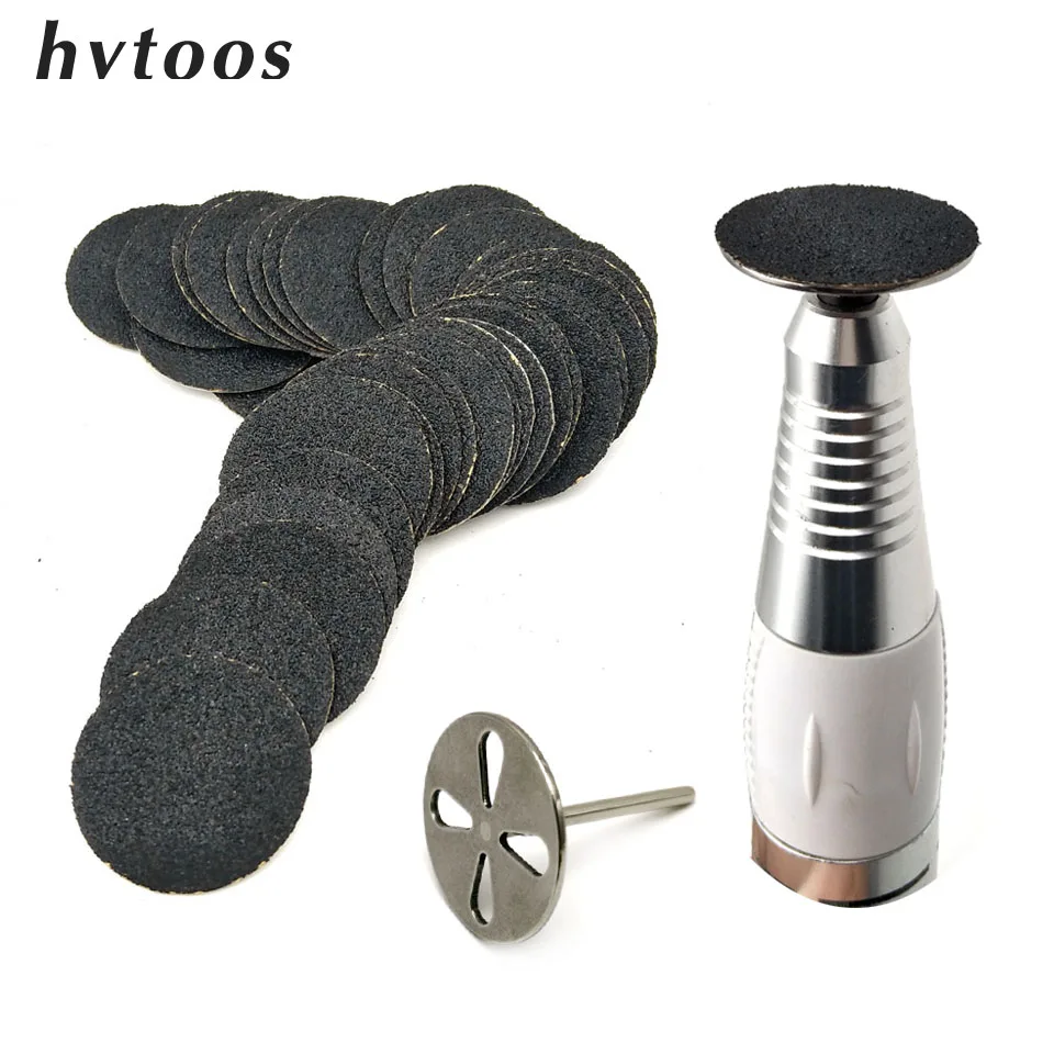HYTOOS100pcsReplaceableSandingPaperWithDisk25mmPedicure