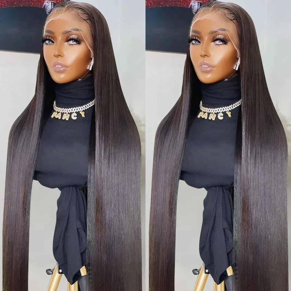 

Full Lace Human Hair Wigs For Women Human Hair Straight Lace Front Wig 38 Inch 13x4 Bone Straight Human Hair Hd Lace Frontal Wig