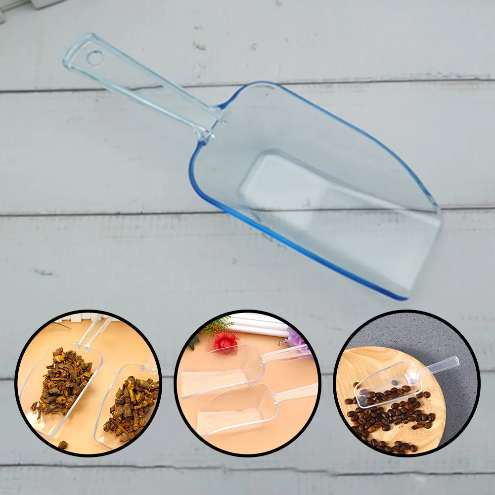 

6PCS Plastic Ice Scoops For Birthday Party Dessert Wedding Candy Self-help Shovel Supplies For Kitchen Dining And Bar