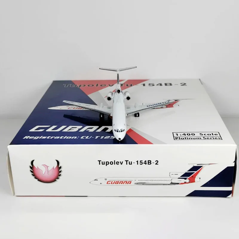1:400 Scale Tu-154 Model Airplanes PH11804 Cubana Tupolev TU