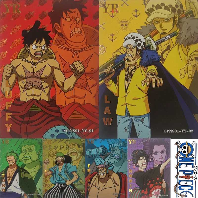 Anime Monkey D Luff Roronoa Zoro One Piece Nico Robin Franky Monkey D Rufy Collection Card Character Christmas Birthday Gift