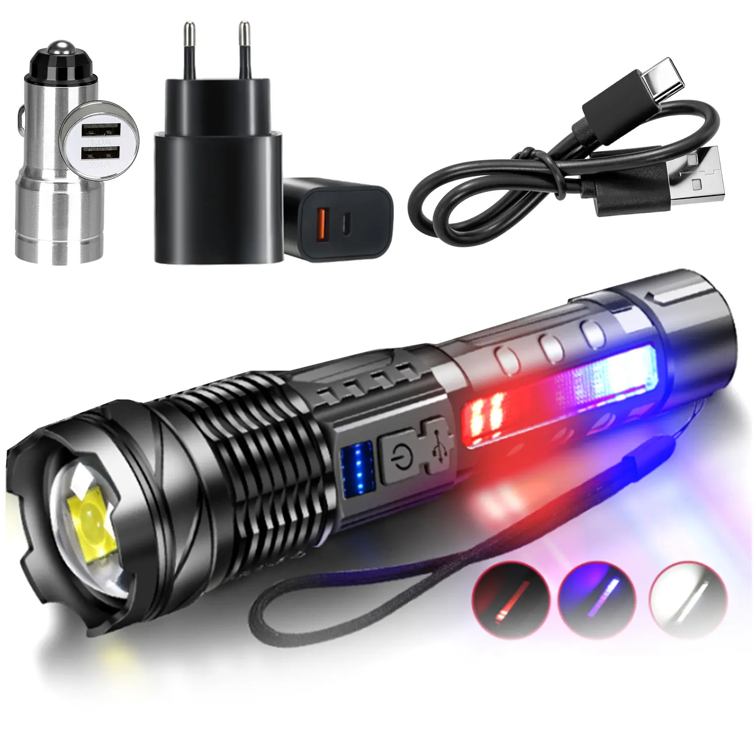  slider image of High Powerful LED Flashlights