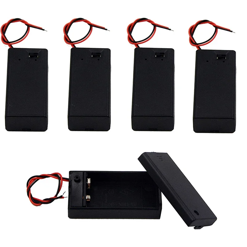 Battery Holder 3v 6v Button Coin Cell Battery Case with Switch Tools Model Railway Layout 2