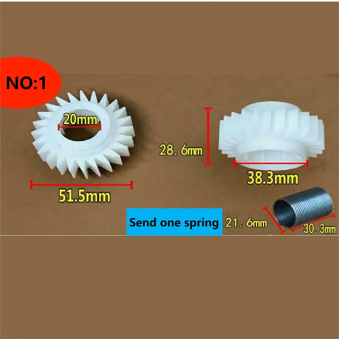 Washing Machine Clutch 1Pc Fully Automatic Washing Machine Clutch White Plastic Gear Ratchet Bidirectional Gear Spring Accessories