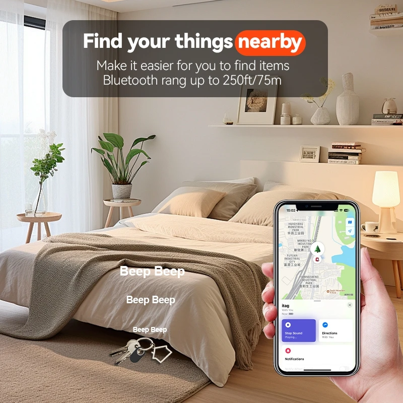 Smart Tag GPS Bluetooth Tracker for Apple Airtag Find My With iOS Find My Anti Lost Item Locator for Luggage Suitcase Key Finder 5 Smart Tag GPS Bluetooth Tracker for Apple Airtag Find My With iOS Find My Anti Lost Item Locator for Luggage Suitcase Key Finder - Image 5