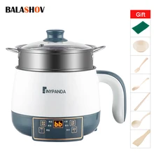 

220V Electric Cooking Machine Household Single/Double Layer Hot Pot Non-stick Pan Multifunction Rice Cooker Student Dormitory