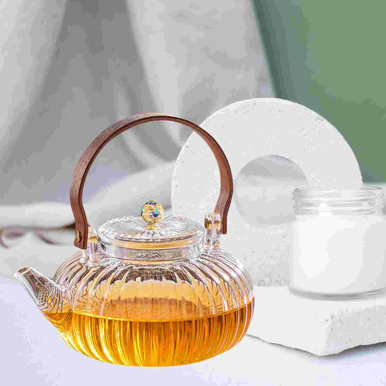 Metal Durable Comfortable Install Remove Kettle Lid Knob Replace Broken Simple Practical Teakettle Cover Vintage Heating Water
