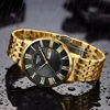 NIBOSI Fashion Simple Men Watch Slim Steel Week Date Waterproof Gold Watch For Men Quartz Business Watch Clock Relogio Masculino 3