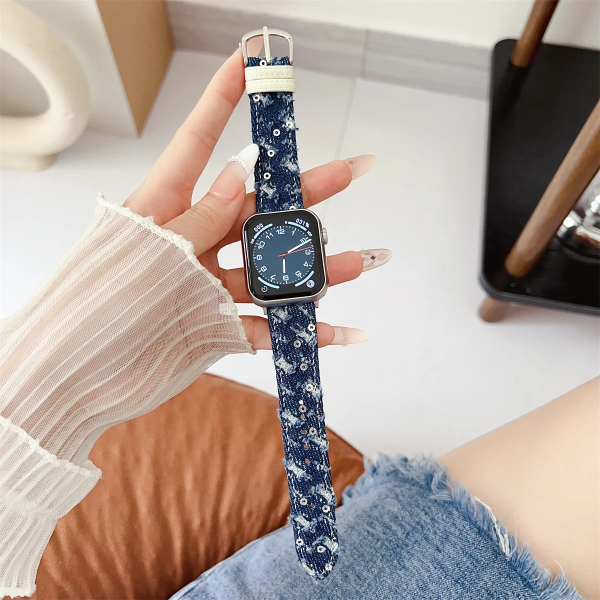 Watch Band For iWatch 42/44/45/46/49mm 38/40/41mm PU leather Fashion Watch Strap for Watch Series Ultra2 Series 10/9/8/7/6/5/4/3/2/1_voghion.com
