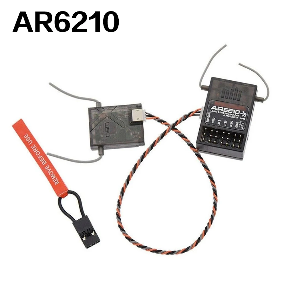 AR6210 DSMX 6 CH RC Receiver RX W/ Satellite Support for DSM2 SPEKTRUM