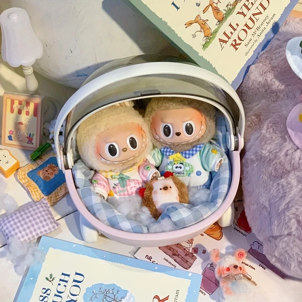 置物 labububaby Labubu Baby Stroller Mokoko Storage Box Doll Decor Labubu Space