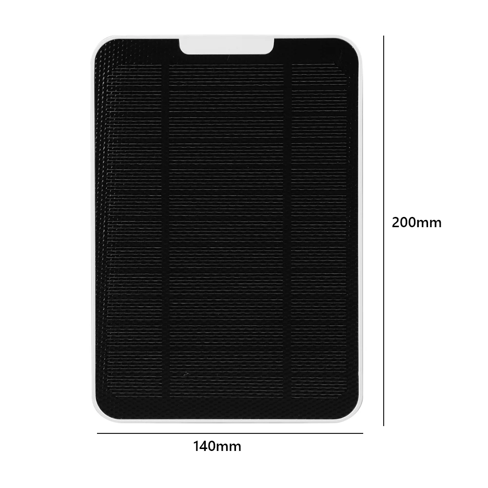 Arlo 에센셜 스포트라이트 XL 스포트라이트용 태양 전지 패널 충전기, 마이크로 USB 충전 케이블, 5W, 9.8ft, 1/3 개