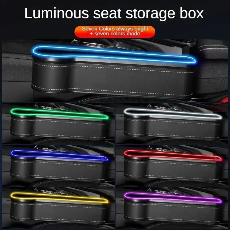 Car Seat Gap Organizer with USB Charger & LED Light 3