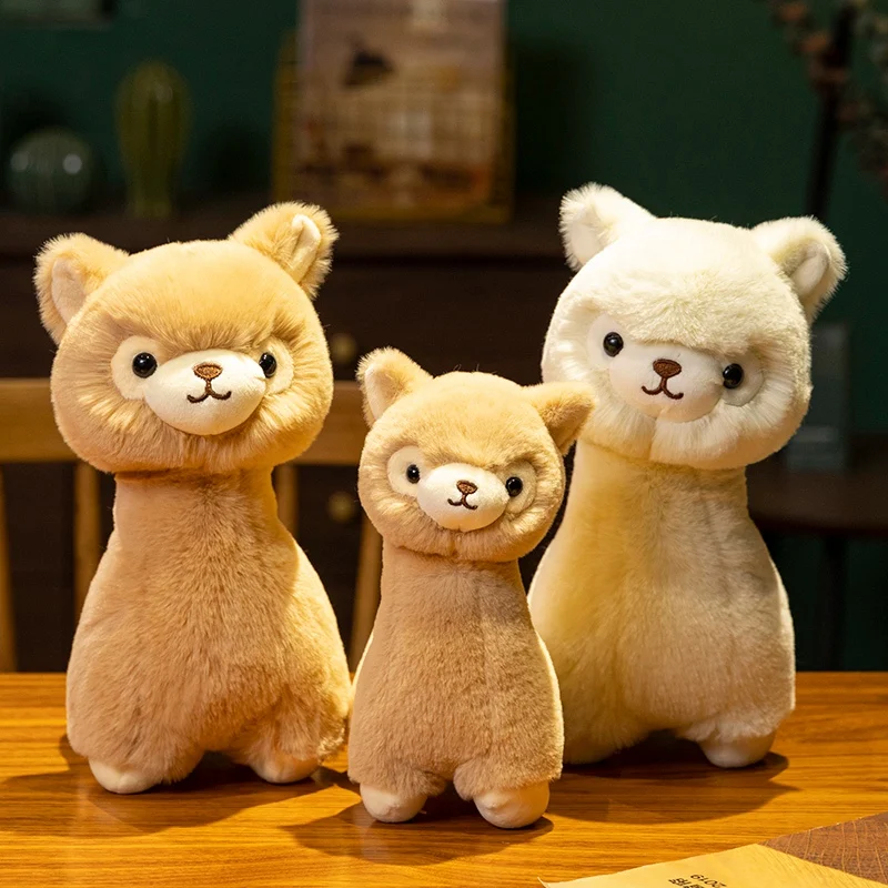 Alpaca knuffel zachte lama pop pluche dier voor kinderkamer_voghion.com