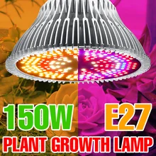 

LED Phyto Lamp Plant Grow Light E27 LED Seeds Flower Growth Lamp Greenhouse Planting Lighting 220V Hydroponic System Grow Box