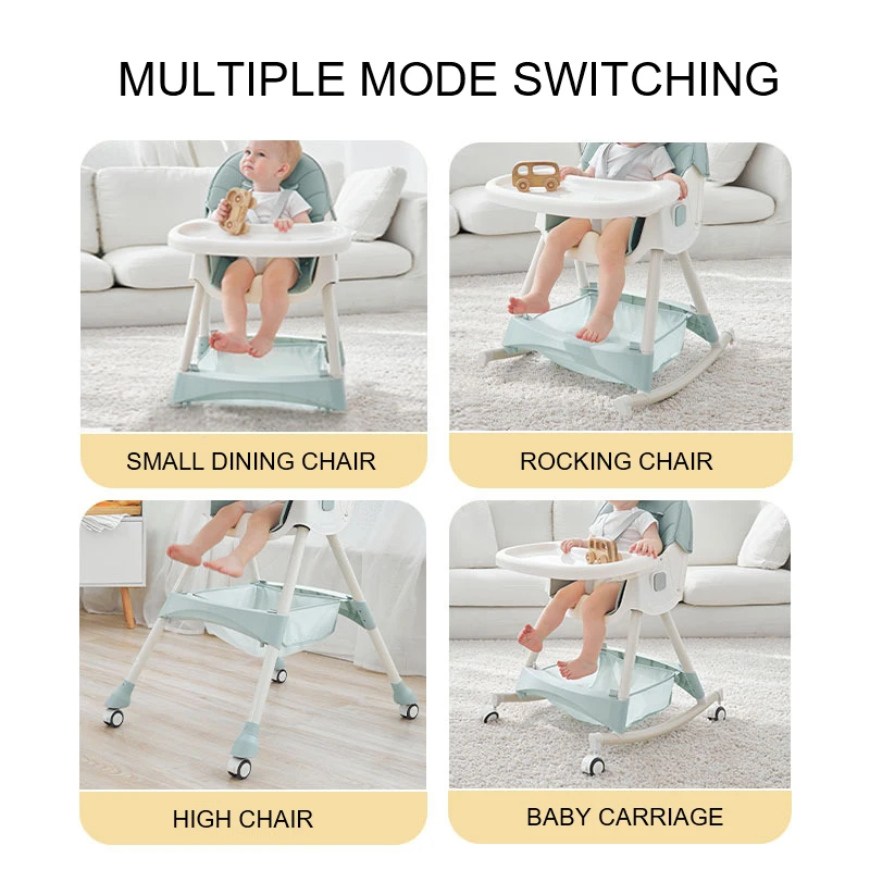 Baby High Chair Multifunctional Folding Dining Supplies