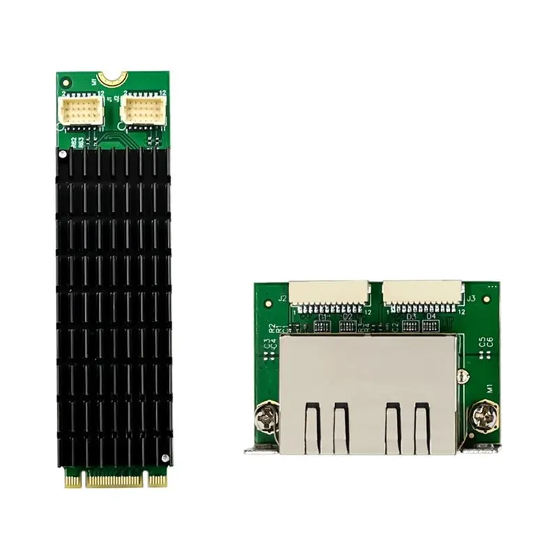 M67K-M.2 B+M 키 RJ45 네트워크 카드 2.5G 기가비트 이더넷 카드 I226-T2 듀얼 포트 네트워크 카드