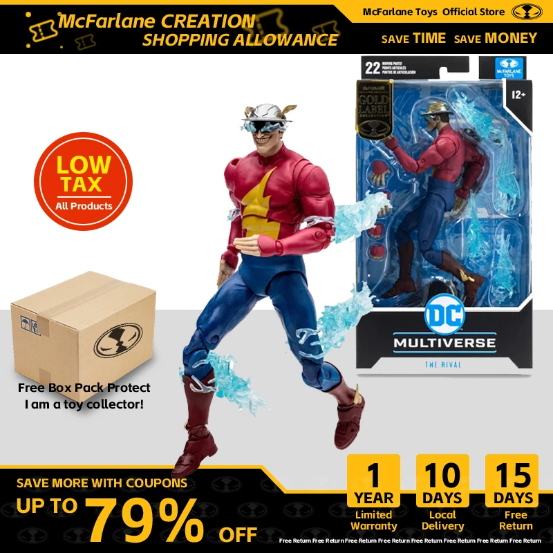 Mcfarlane Toys Dc Multiverse First Impressions - The Rival (Società Dell'Ingiustizia) 18Cm Gold Label Figure Action Figure Gift