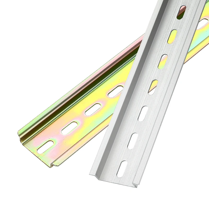 Din Rail 10/20/30/40/50cm Aluminum Universal Type 35mm Slotted