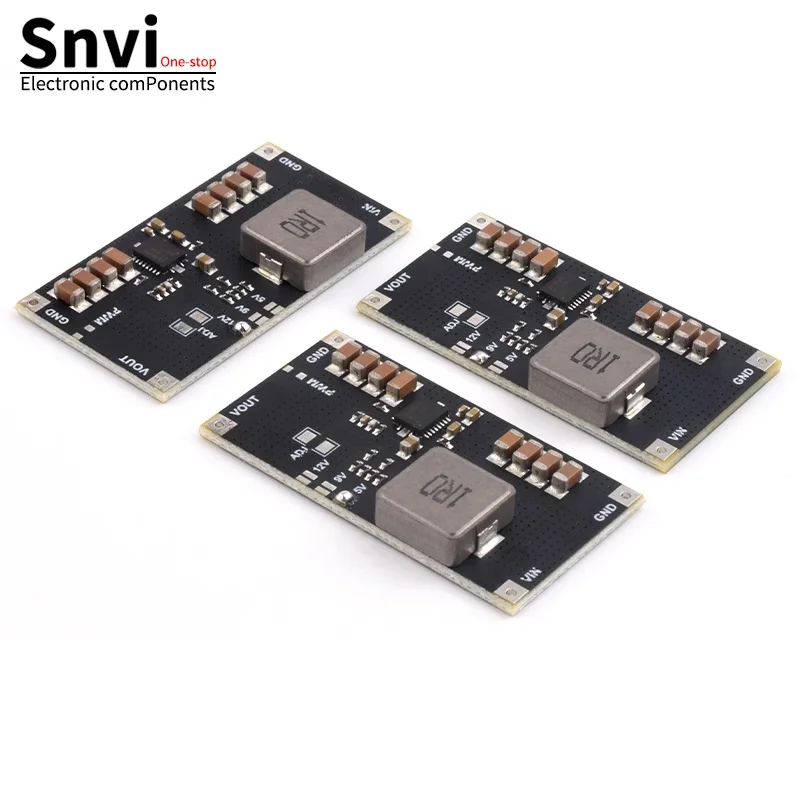 Snvi TPS61088 DC-DC-Boost-Konvertermodul Hochleistungs-Aufwärtsregler 5V 9V 12V 10A Lithium-Batterie-Stromversorgungsplatine