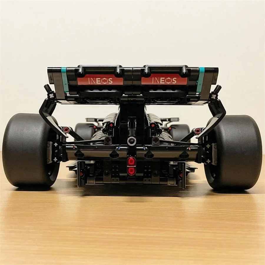 Technical Black Formula City Speed Racing Car Building Blocks Bricks Famous Sports Vehicle Model Boy Assembly Toy for Kid Gifts 4