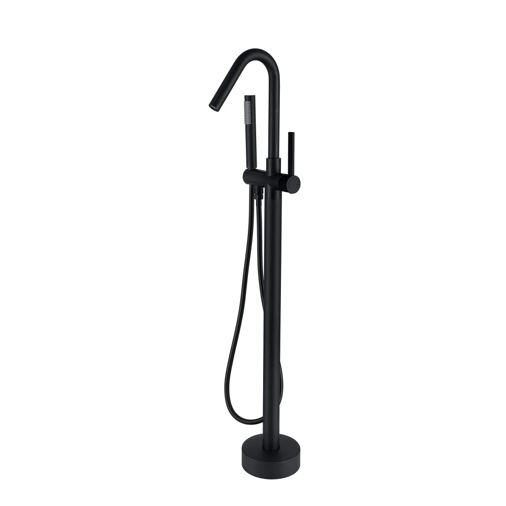 Freestanding Bathtub Faucet with Hand Shower 6