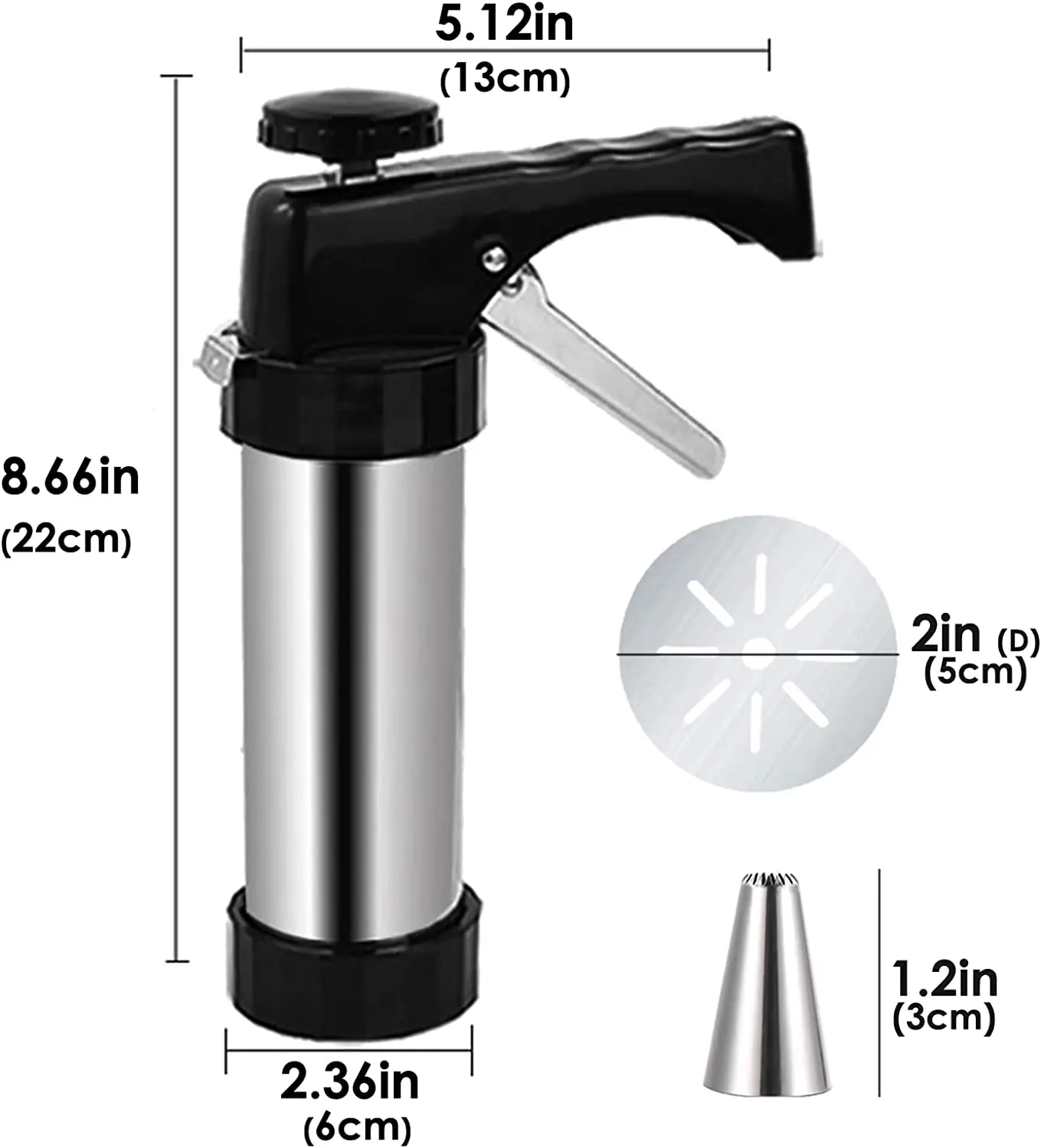 Fancy Nozzle Cake Mold Extrusion Cream Baking Tool Stainless Steel Shaped Cookies Making Set