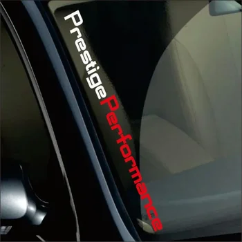 Adesivi decorativi per parabrezza anteriore universali durevoli prestazioni di prestigio accessori per auto per lo Styling dell'auto adesivi per parasole per auto