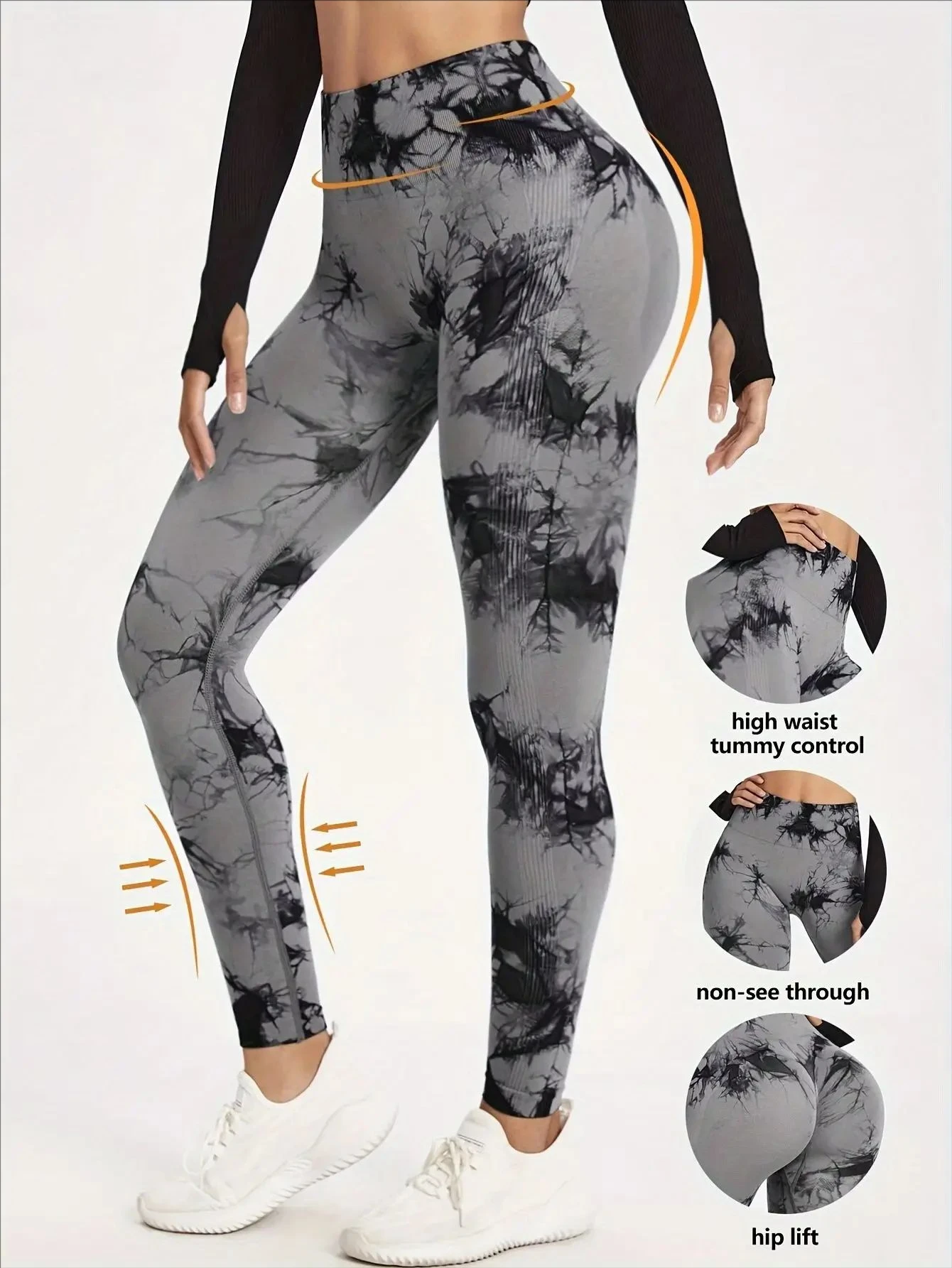 Sports Leggings Yoga Pants Women Tie Dye Yoga Pants