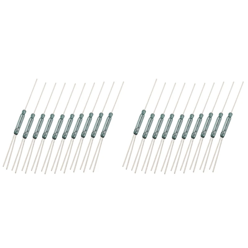 

20Pcs N/O N/C SPDT Reed Magnetic Switch Switches Replacement 2.5X14MM RI-90
