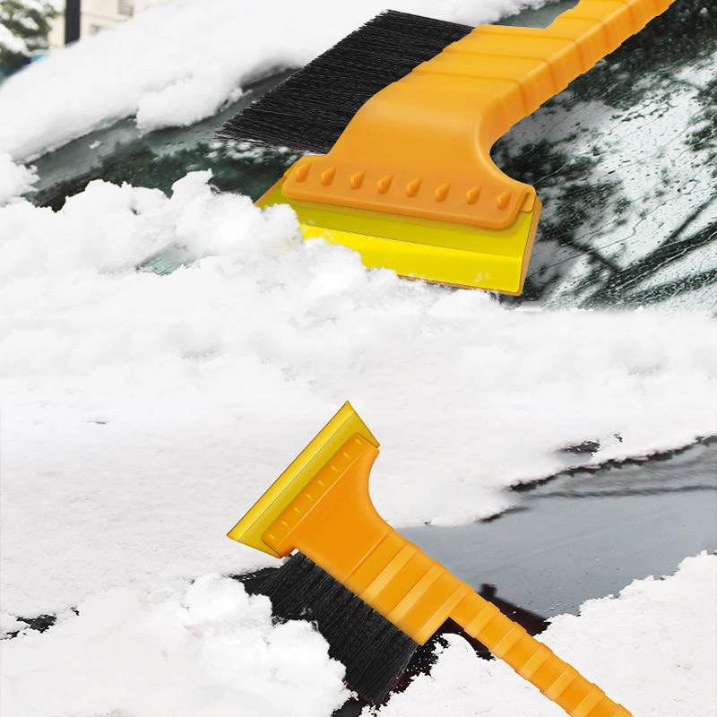 2-in-1 Snow Shovel Ice Scraper Snow Brush Broom Wash Accessories For Car VAN SUV Frost Windshield Cleaner Winter Tool