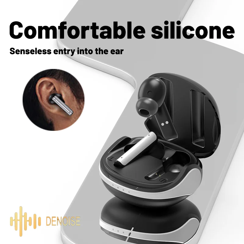 

P60Pro ANC ENC Wireless Headphones Bluetooth Earphones 5.3 TWS Noise Reduction With Mics HD Call Headset In-Ear Handfree Earbuds