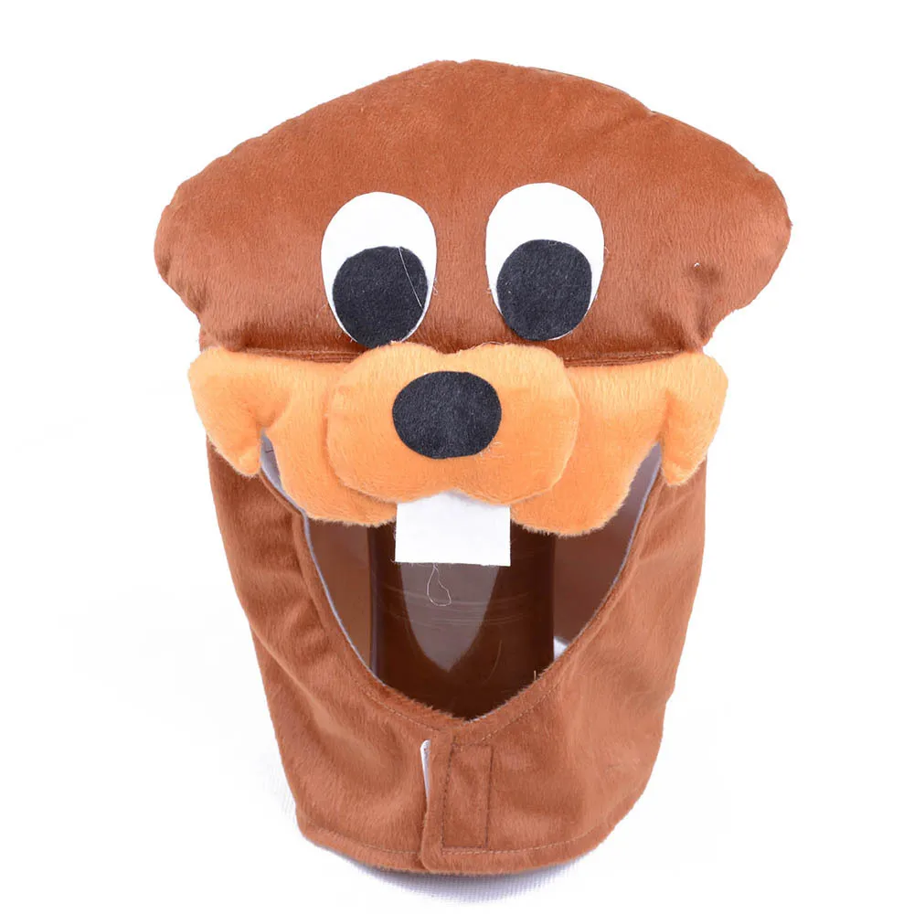 Children's Beaver Costume Kids Animal Onesie Halloween Party Clothing Set Fancy Dress Up