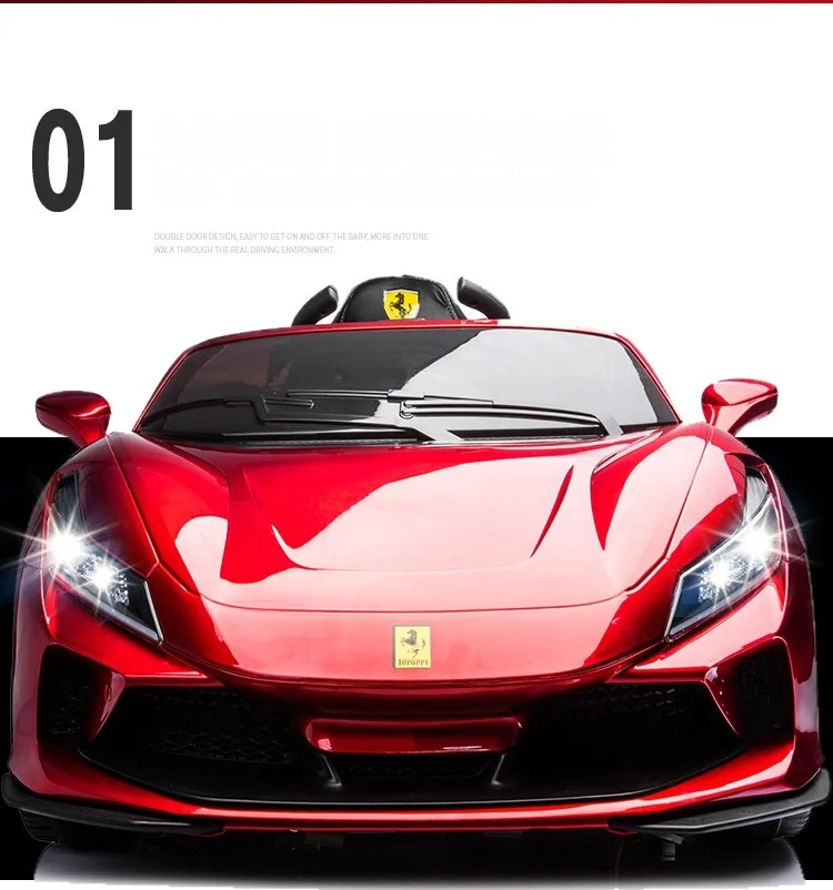 Ferrari Kids Ride On Electric Car For Boys &Amp; Girls Toy Car With Remote Control F8