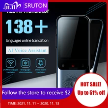 

T7 Portable Smart Translator Offline Instant Translate 138 Languages Support Photo Translation Connect with WiFi 4G Hotspot SIM