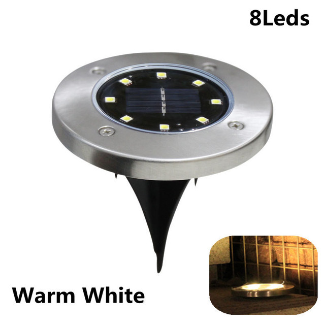 Led Light Outdoor Buried Lamp Solar Garden Lights Waterproof Garden Decoration Outdoor Lawn Garden Lights Spotlight Lamp