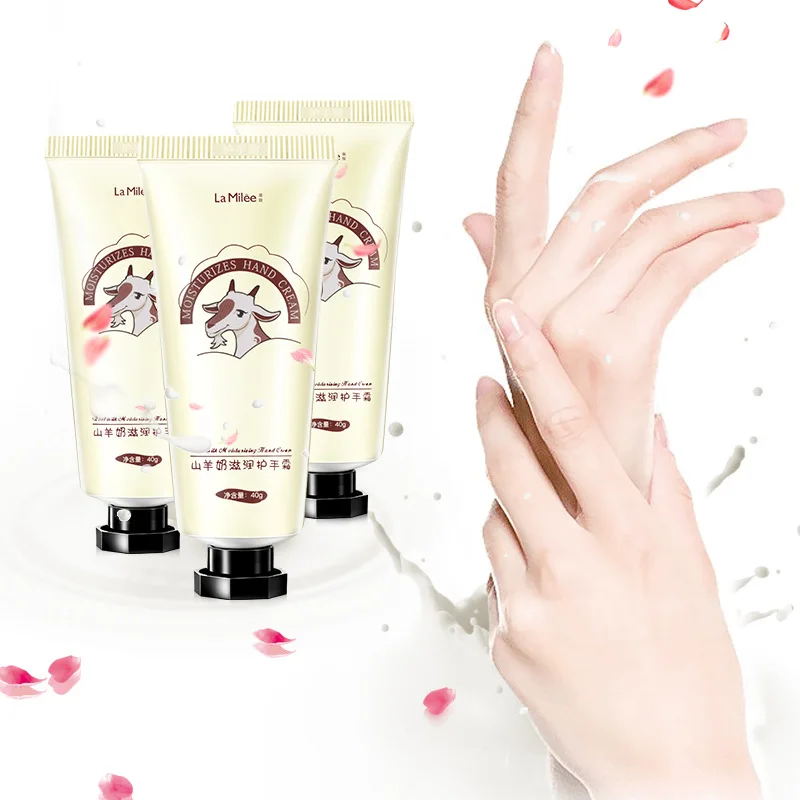 Goat milk moisturizing hand cream hand care anti-chapping Moisturizing and hydrating Whitening Wrinkle removal Skin care