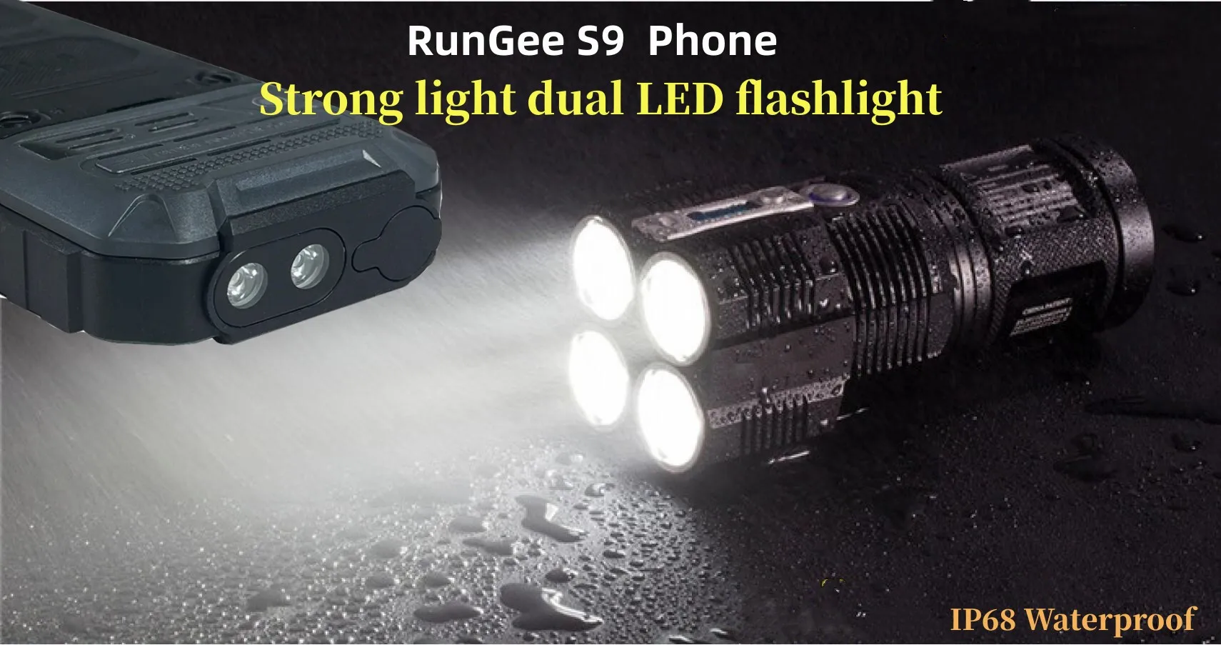 Industrial Safety Explosion-proof RunGee PTT Rugged Cellphone 2G/4G Flashlig 2.4\