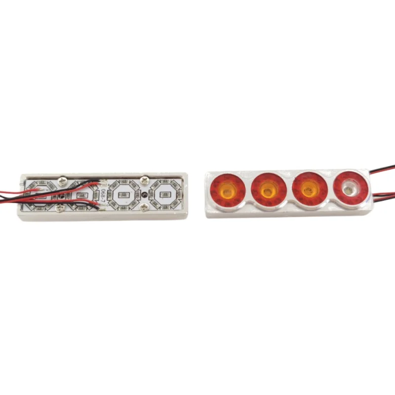 1/14 RC Truck Metal Tail Light Lamp Taillight for Tamiya Scania R620 MAN TGX for BENZ 1851 3363 56352 6X4 4X2 Tractor Trailer 3