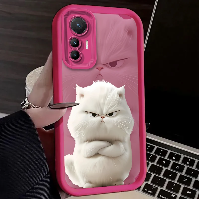 Charming Black and White Cat Phone Case