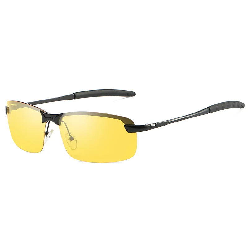 Night Vision Goggles Special Fishing Sunglasses Polarized Uv400 Drivers Vision Glasses Anti Glare Luminous Polarization Driving
