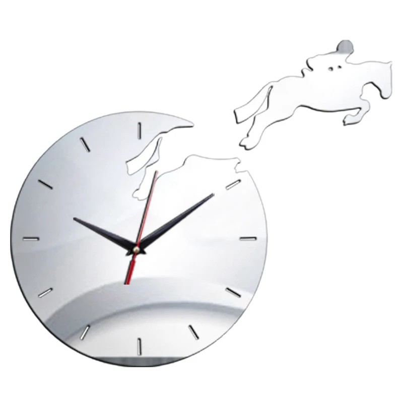 

Модные зеркальные настенные часы 3D «сделай сам», бесшумные кварцевые часы на батарейках для украшения спальни