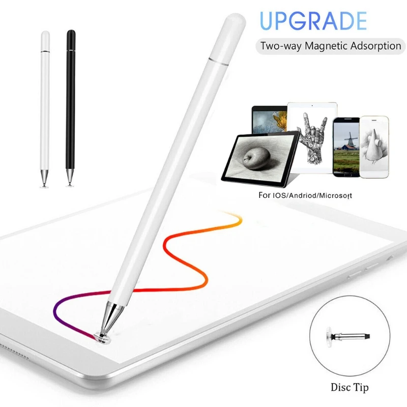 Stylo 2 en 1 Bille - 4 couleurs - embout avec stylet pour usage tac