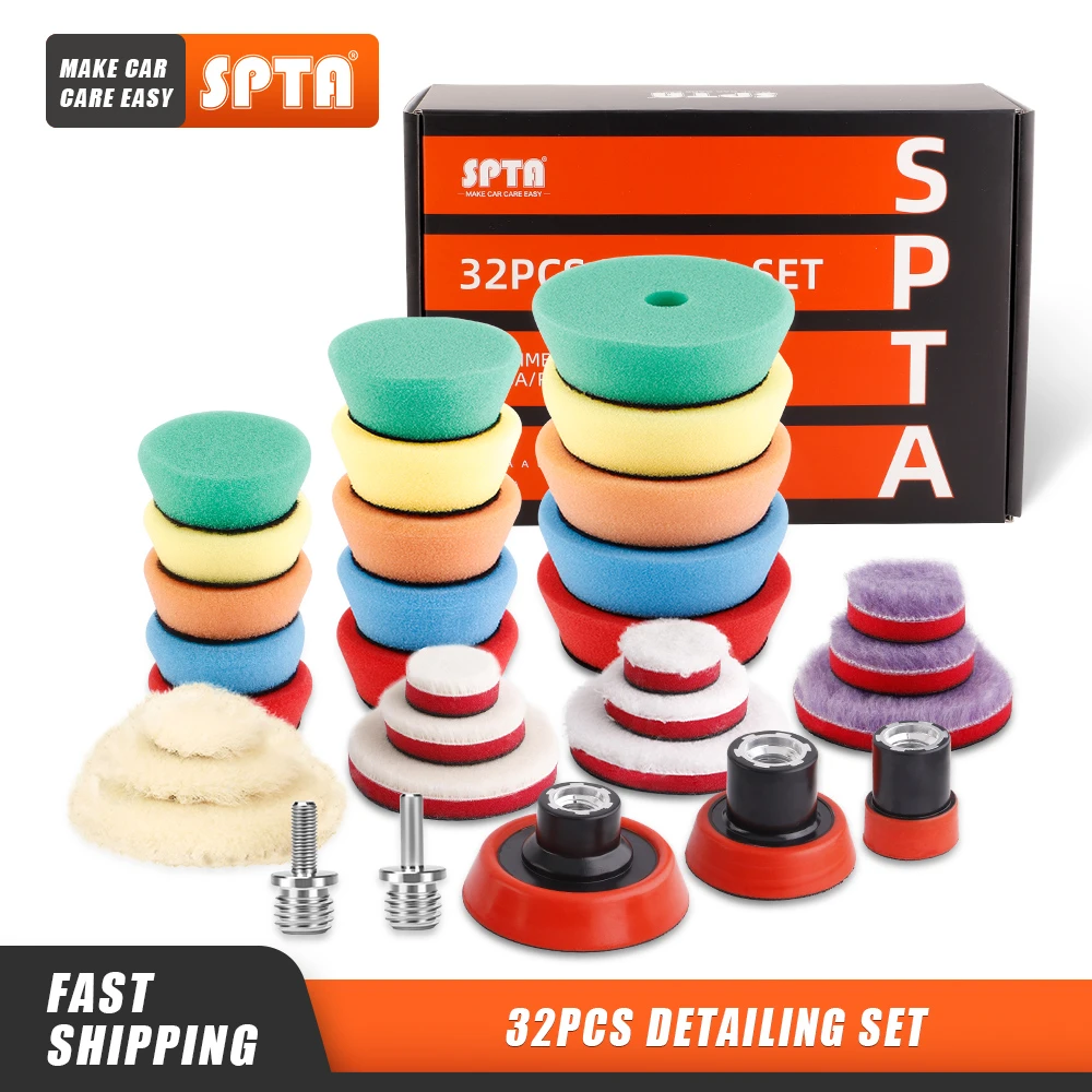 Spta 電気ドリル用研磨パッド,32個,1 Spta 電気ドリル用研磨パッド,32個,1