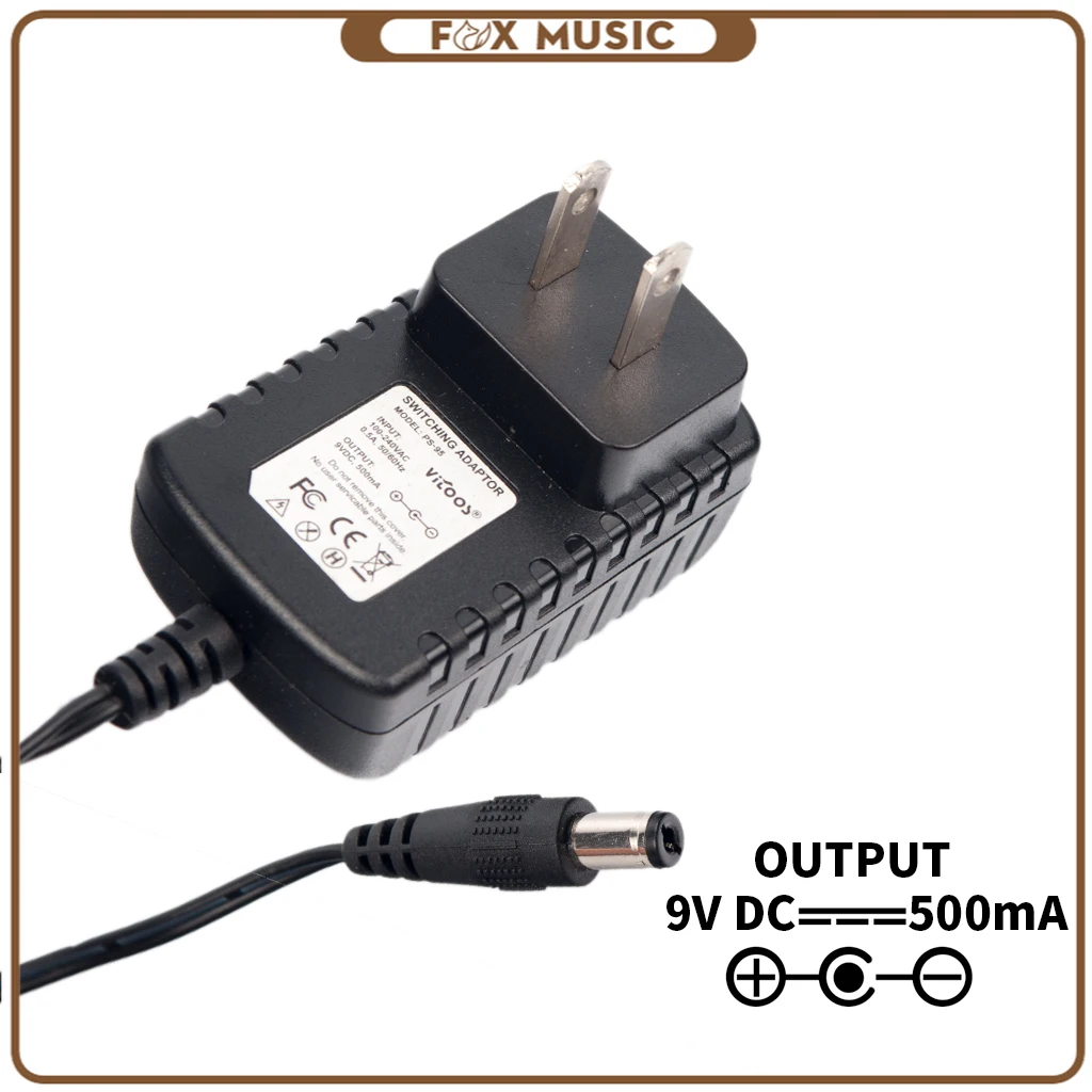 9v 500ma Us Plug Power Adapter Guitar Effect Device Pedal Power Supply