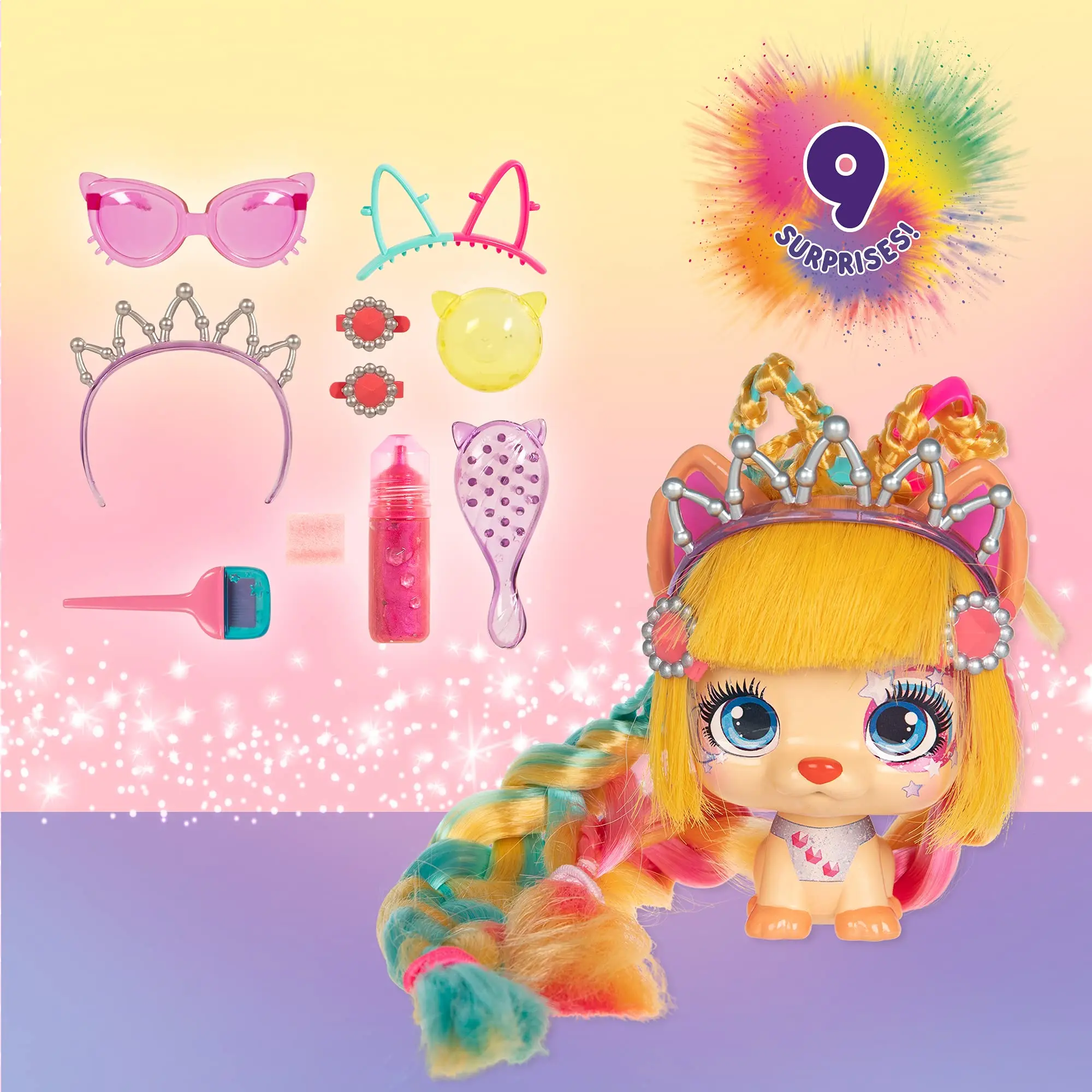 Pet Grooming Blind Box Surprise Toy – Braided Doll Bottle — detail image 2