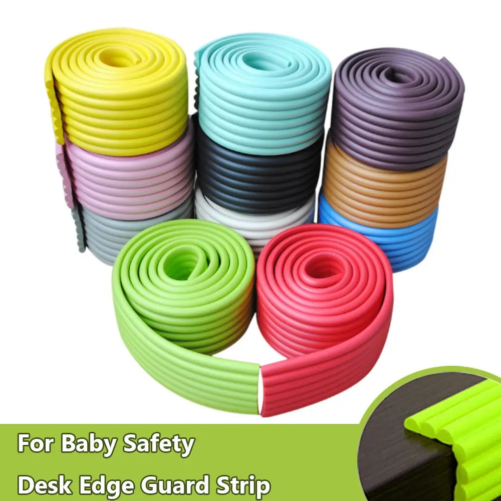 

16 Colors 2 Meter Children Protection Foam Bumper Collision Cushion Table Edge Guard Strip Baby Safety Desk Corner Protector
